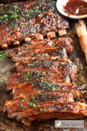 BBQ baked ribs