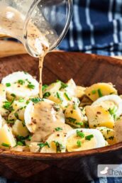 potato salad with honey mustard dressing