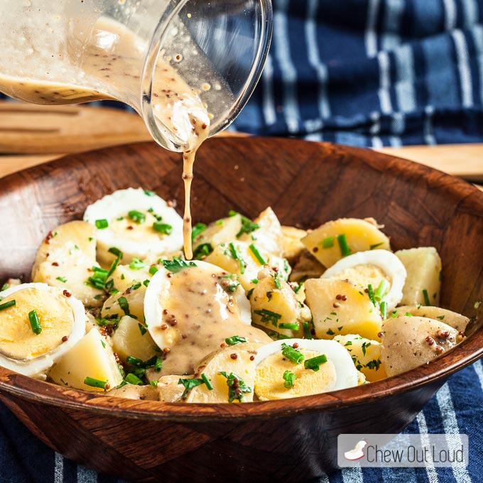 Potato Salad with Honey Mustard Vinaigrette