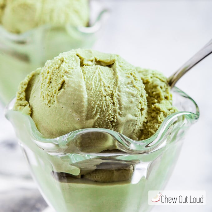Green Tea Ice Cream - Chew Out Loud