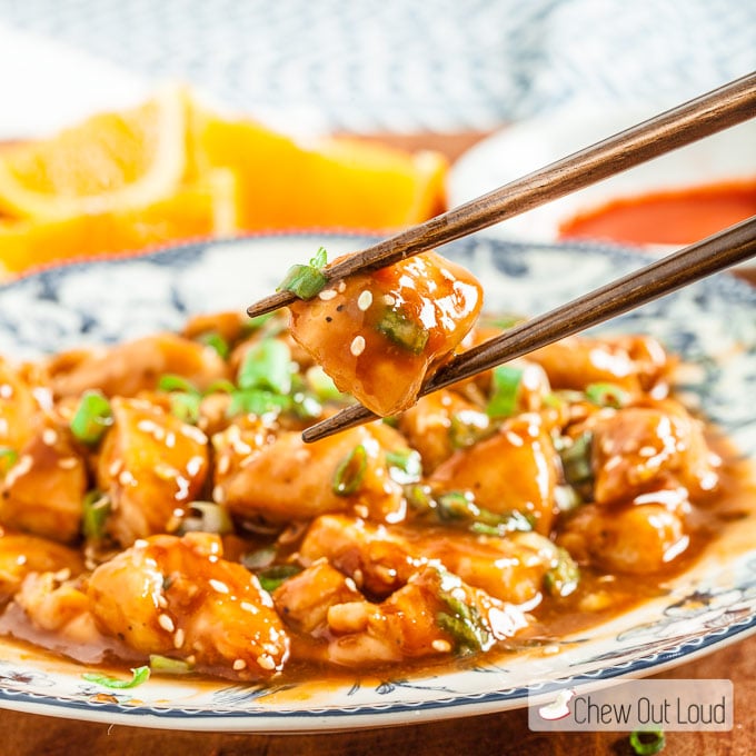 Skinny Orange Chicken