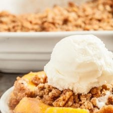 The Best, Crispiest Peach Crisp-image