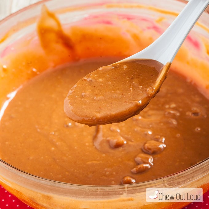 peanut sauce for thai peanut noodles