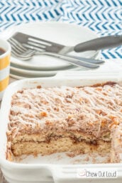 Cinnamon Streusel Yogurt Coffee Cake