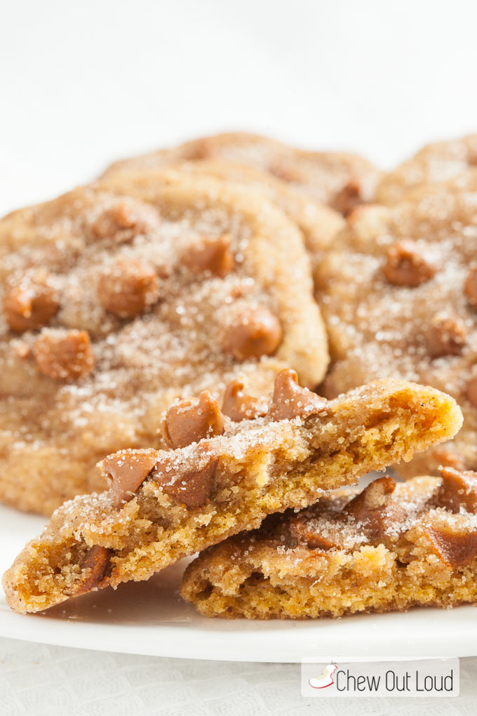 Chewy Pumpkin Snickerdoodles