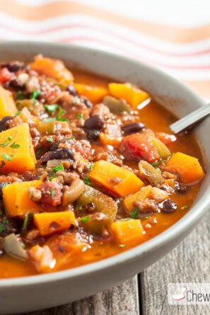 chili with butternut squash