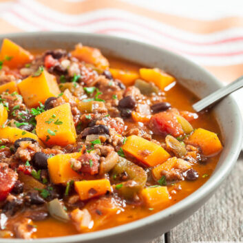 chili with butternut squash