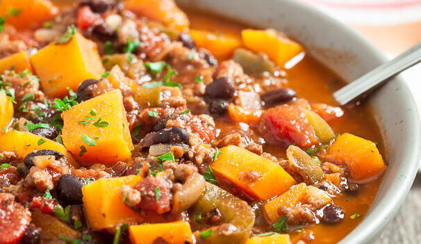 chili with butternut squash