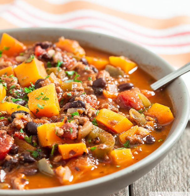 chili with butternut squash
