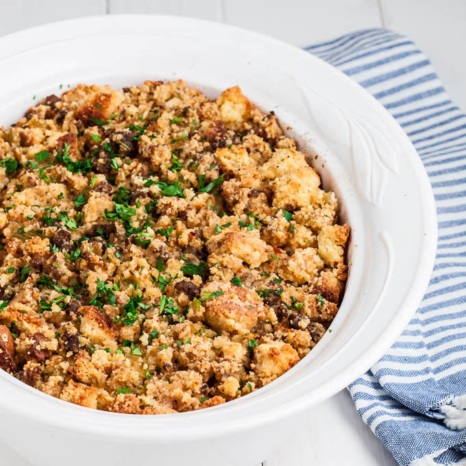 A Bowl of Cornbread Stuffing