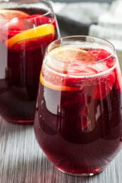 champagne punch, holiday cocktail