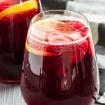 champagne punch, holiday cocktail