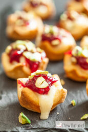 Cranberry Bites with Roasted Pistachios