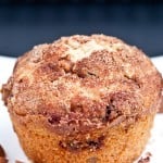 Close-up of Snickerdodle Muffins
