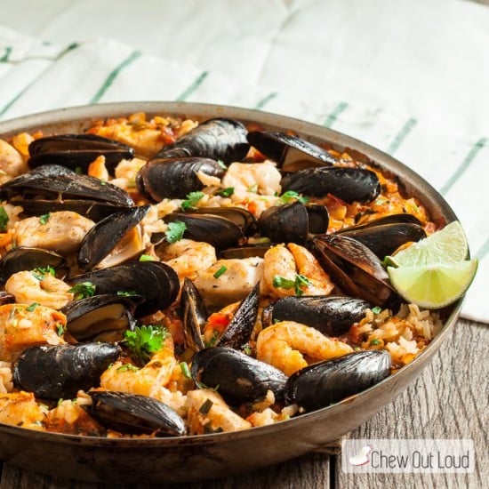 Easy Seafood Paella 3