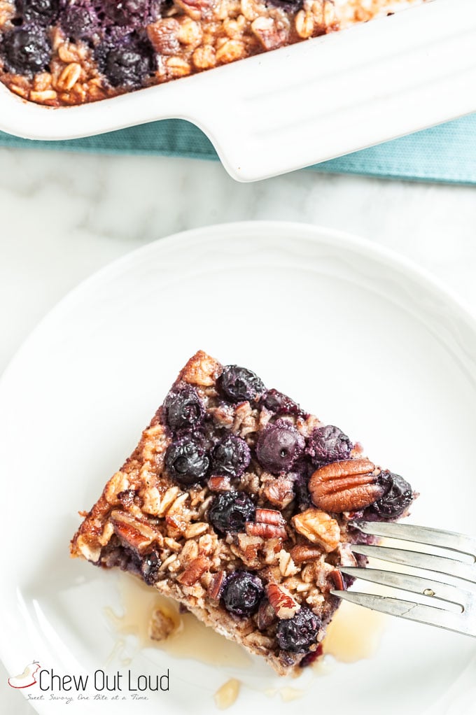 baked blueberry oatmeal 4