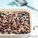 baked blueberry oatmeal