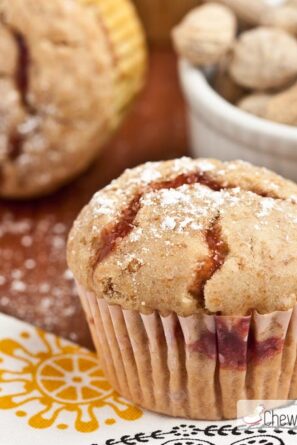 peanut butter and jelly muffins