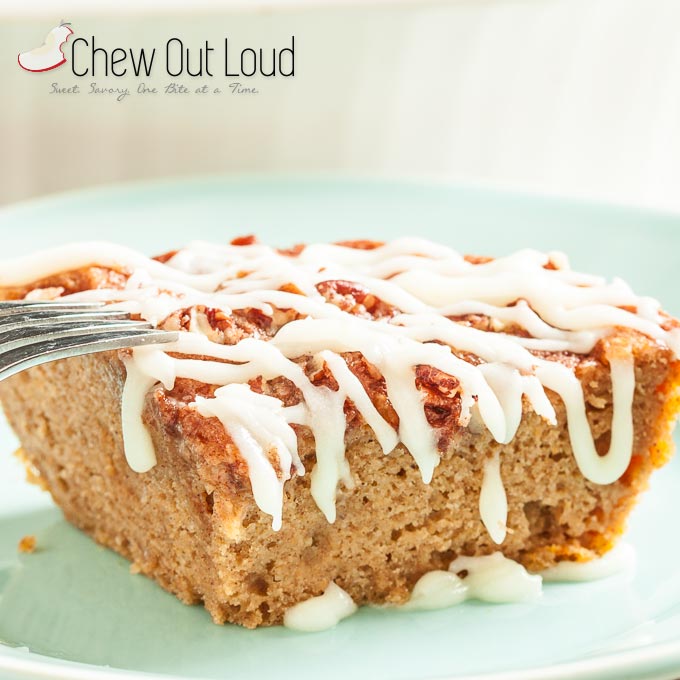 sweet potato cinnamon coffee cake