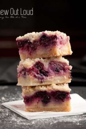 berry pie bars