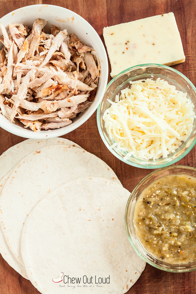 salsa verde enchiladas