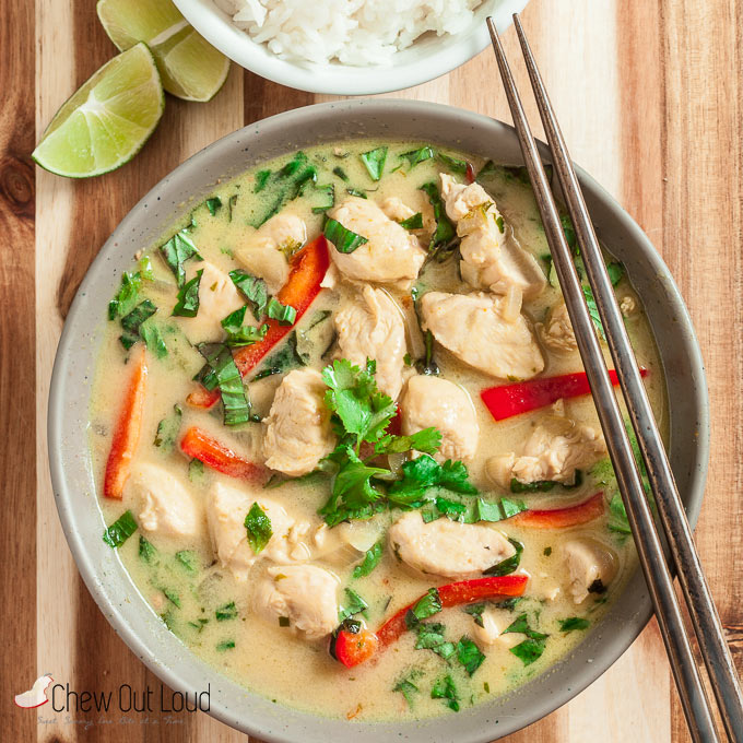 thai green curry chicken 3