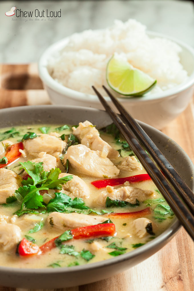 thai green curry chicken 5