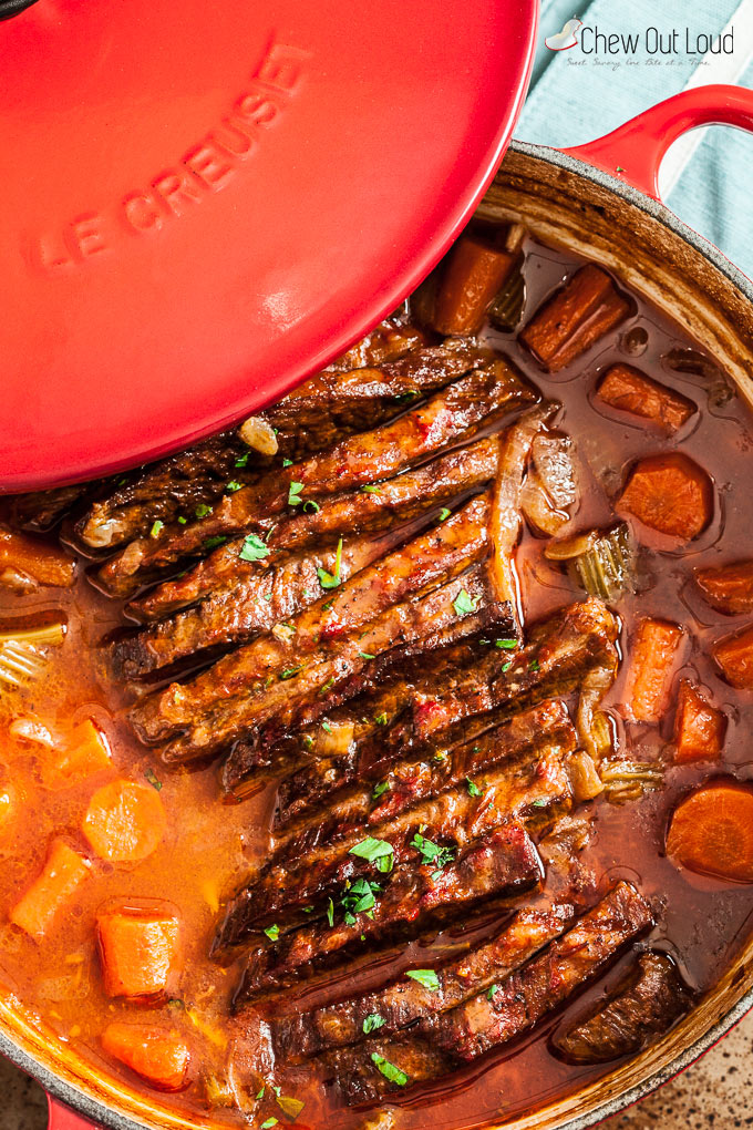 braised beef brisket in dutch oven