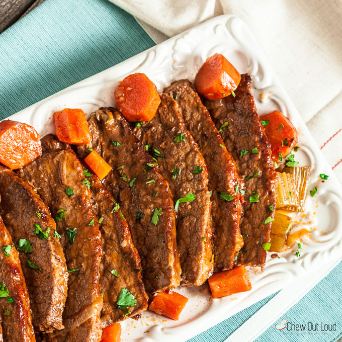 beef brisket sliced