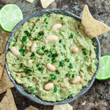 avocado bean dip