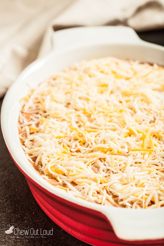 cheesy mexican bean dip 3