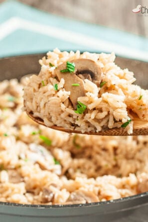rice pilaf with mushrooms