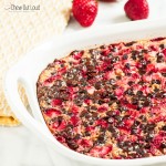 Baked Strawberry Chocolate Oatmeal