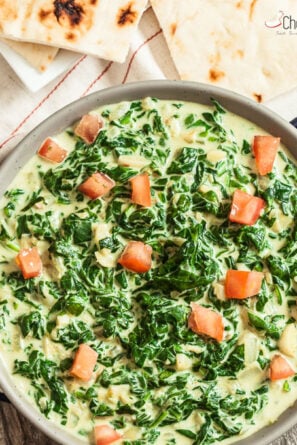 Creamy Indian Style Spinach