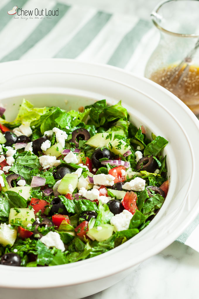 easy greek salad 1