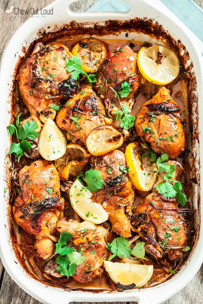 Lemon Garlic Roast Chicken 3