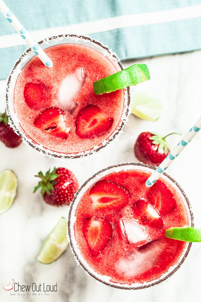 Strawberry Margaritas 4