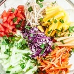 thai salad in a bowl
