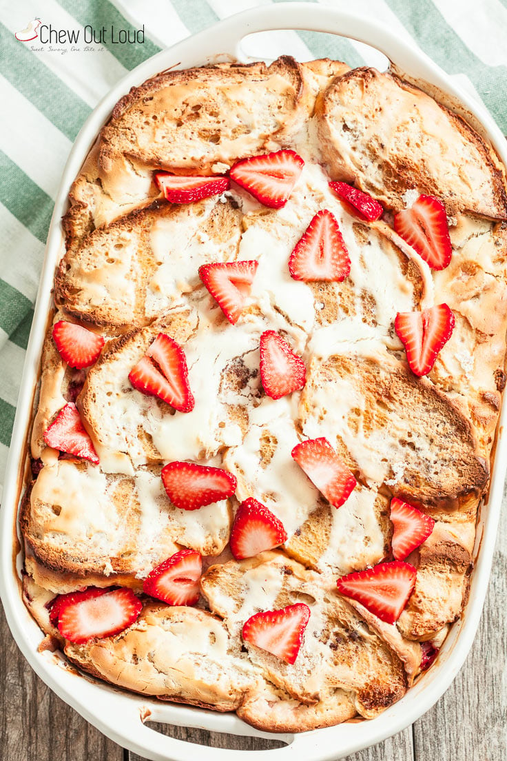 Strawberry Cheesecake French Toast Bake 3