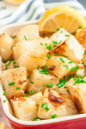 lemon potatoes, garlic potatoes, roasted potatoes, garlic lemon potatoes