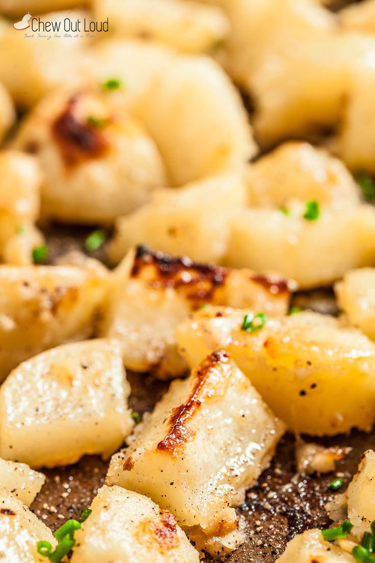 garlic lemon potatoes, roasted potatoes, lemon potatoes, garlic potatoes