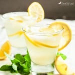 Glasses of Lemonade Margaritas