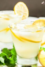 Glasses of Lemonade Margaritas