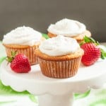 Cupcakes with Whipped Cream