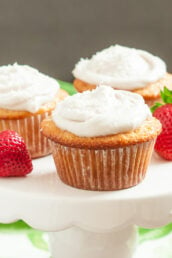 Cupcakes with Whipped Cream