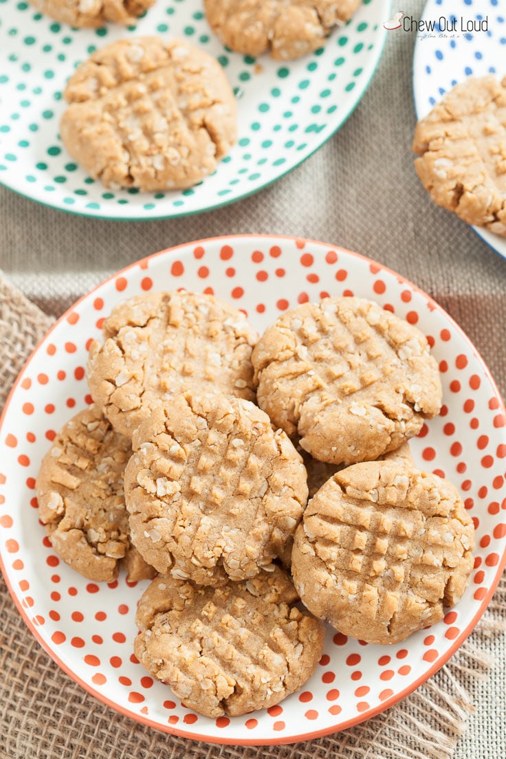 gf-peanut-butter-oatmeal-cookies-3