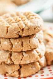 Peanut Butter oatmeal Cookies Gluten-Free