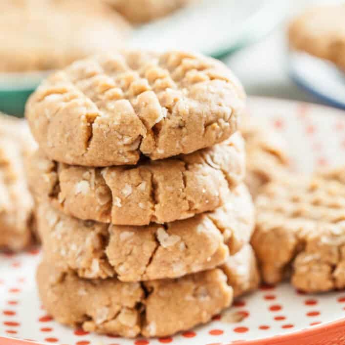 Peanut Butter Oatmeal Cookies (Gluten-Free, Dairy-Free) | Chew Out Loud