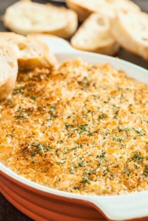 A Casserole of Jalapeno Popper Dip