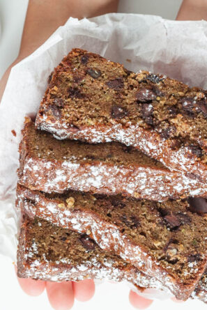 chocolate avocado bread